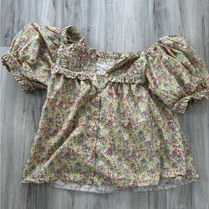 DÔEN Farley Liberty print blouse